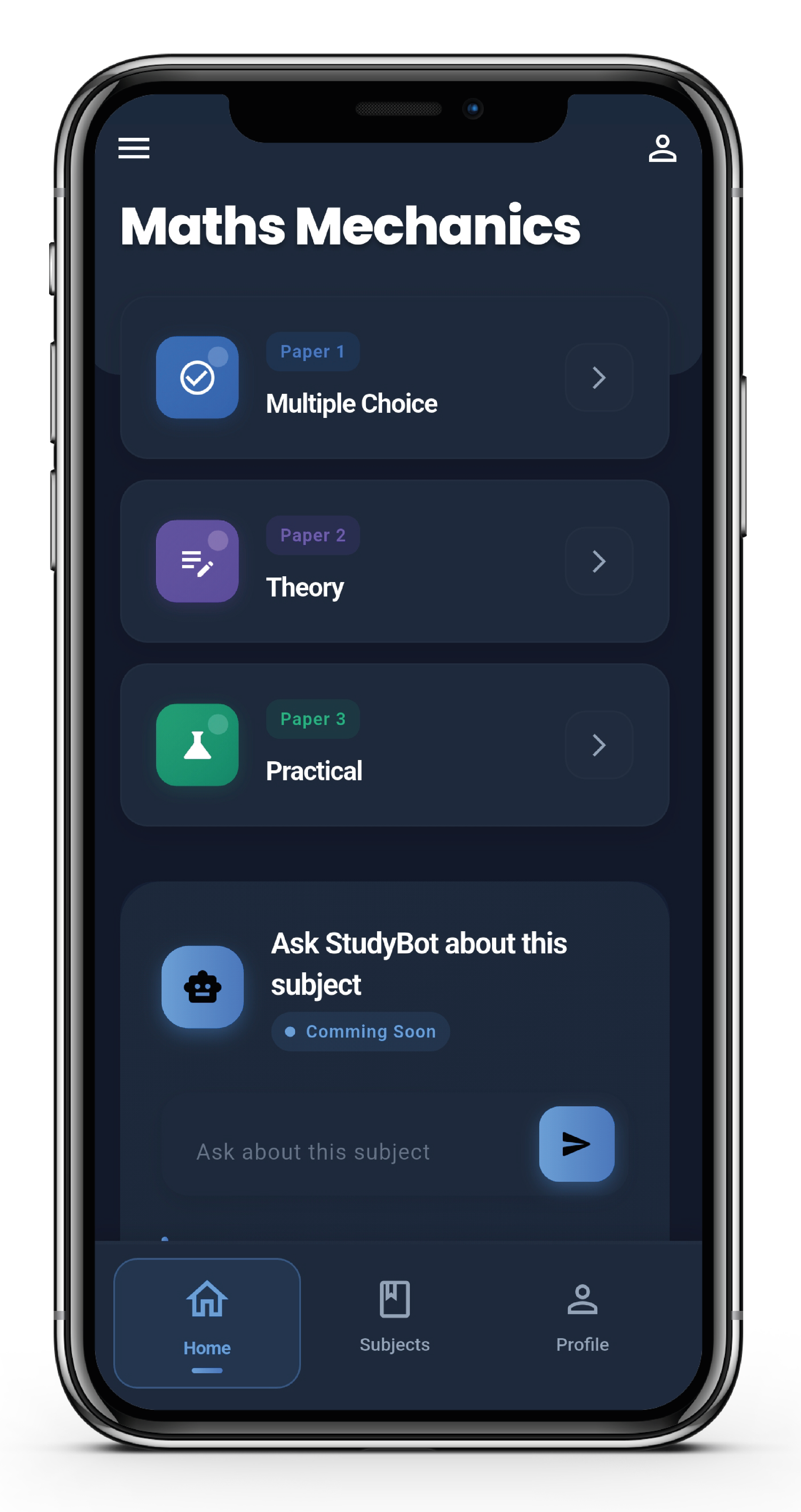 Pamphlet App Home Screen